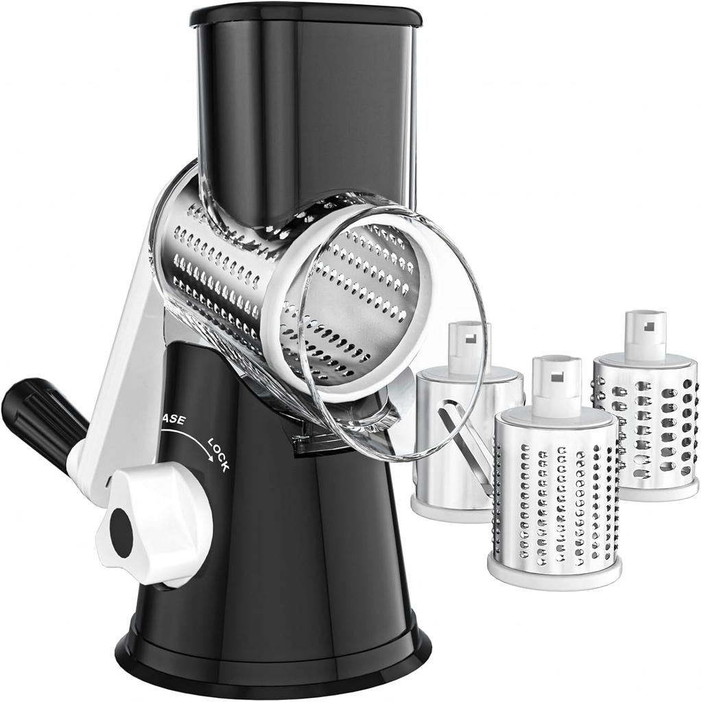  5-IN-1 VEGETABLES ROTARY CUTTER / قطاعة خضراوات دوارة 5 في 1خضراوات دوارة 5 في 1