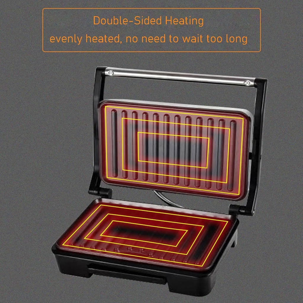 2-in-1 Contact Grill Maker /الشواية الذكية 2 في 1 