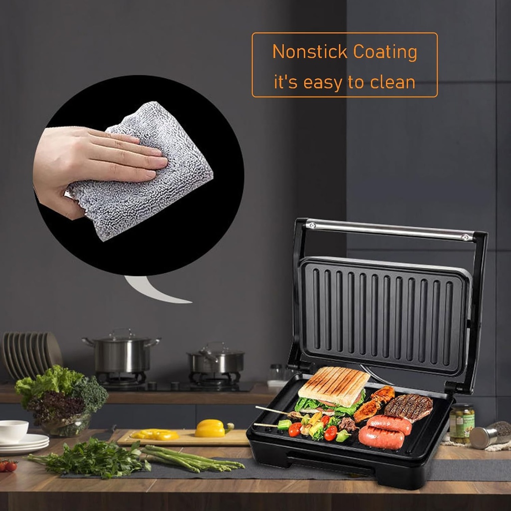 2-in-1 Contact Grill Maker /الشواية الذكية 2 في 1 