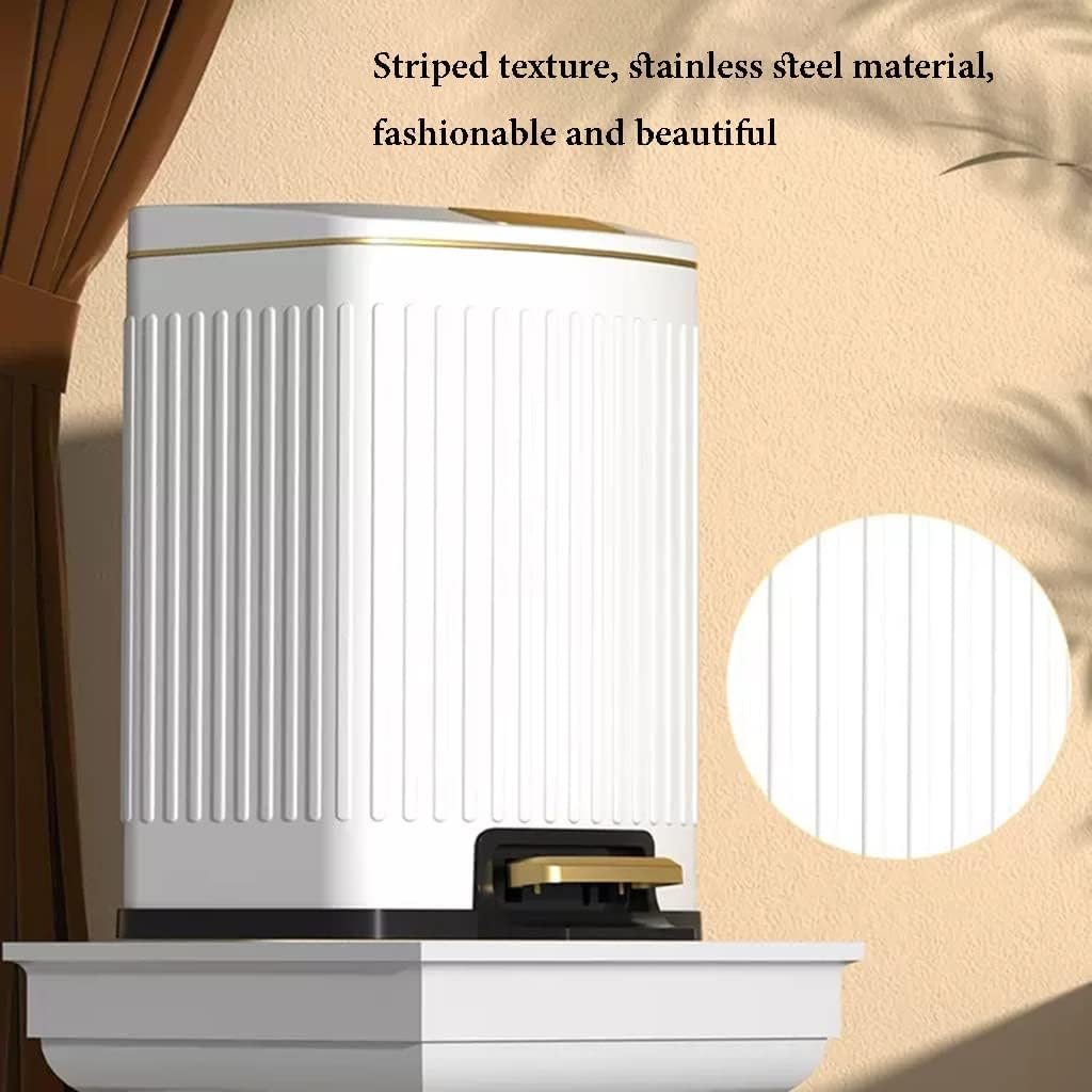 5L trash can gold center pedal/سلة المهملات سعة 5 لتر بدواسة مركزية ذهبية