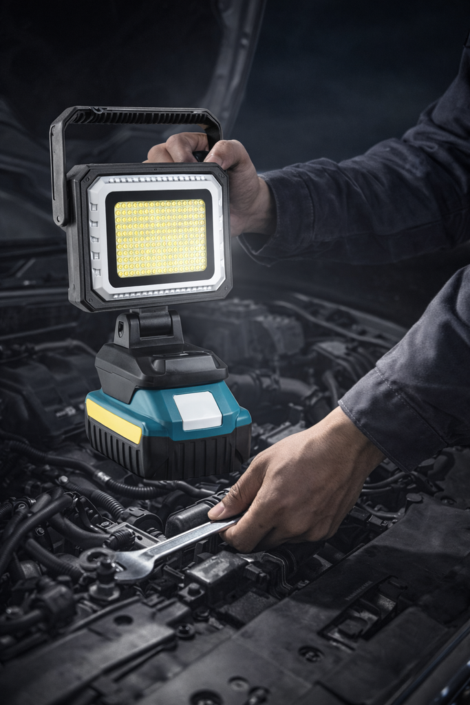 HIGH POWER CHARGEABLE LED LIGHT /مصباح LED عالي الطاقة