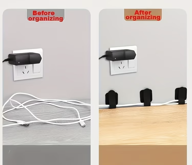 10pcs Cable Line Holder /10 قطع تنظيم الكابل 