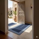 Modern Anti-Slip Kitchen Carpet SET 2PCs/طقم سجاد مطبخ عصري مضاد للانزلاق