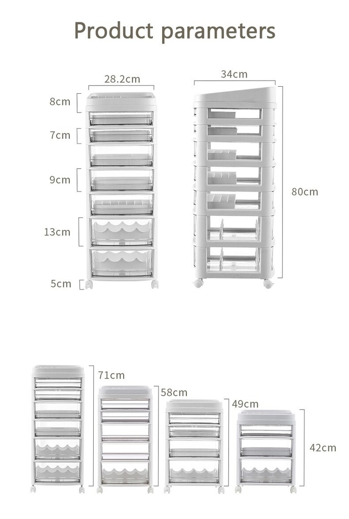 COSMETICS DRAWERS BIG SIZE / أدراج تنظيم مستحضرات التجميل الحجم الكبير