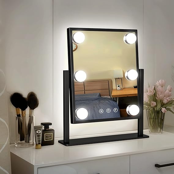COSMSTIC MIRROR/مرآة 360 درجة مع ليد