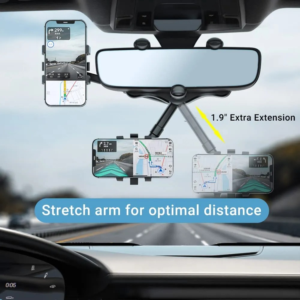 Car Mirror Phone Stand / حامل الموبايل لمرآة السيارة
