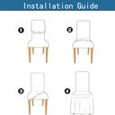 Chair Cover Stretch Fabric Removable / غطاء كرسي