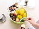 Fruit serving basket with stand/سلة تقديم الفاكهة مع ستاند