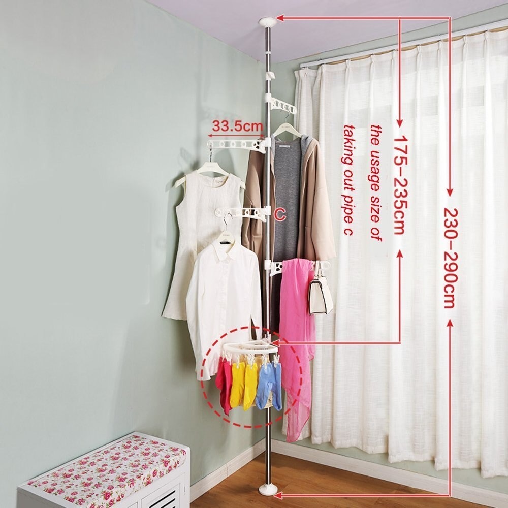 Clothes Hanger Stand Rack/ علاقة الملابس الطويلة