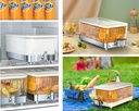 Cold water, Juice Drinkware Barrel with Spout and Lid/موزع المشروبات 
