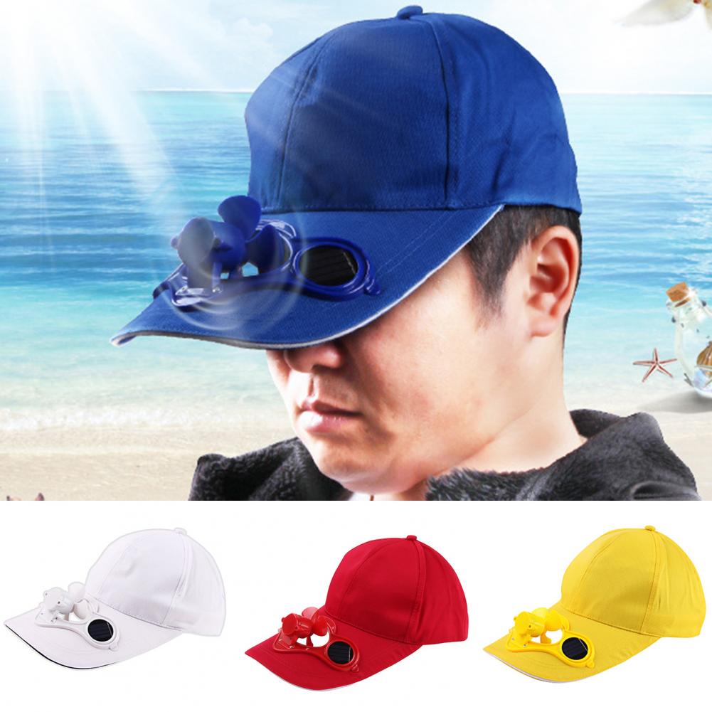 Cooling Cap, Solar Powered Battery Rechargeable Fanny Cap/  قبعه تعمل بالشحن