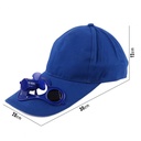 Cooling Cap, Solar Powered Battery Rechargeable Fanny Cap/  قبعه تعمل بالشحن