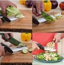 2 IN 1 KNIFE CUTTING BOARD/ مقص تقطيع الخضار 2 في 1