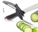 2 IN 1 KNIFE CUTTING BOARD/ مقص تقطيع الخضار 2 في 1