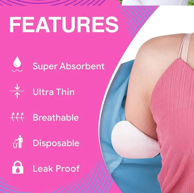 DISPOSABLE UNDERARM SHIELDS/لصقات منع التعرق