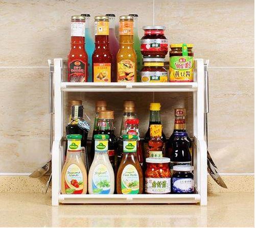 DOBLE KITCHEN SEASONING RACK/رف مطبخ مزدوج