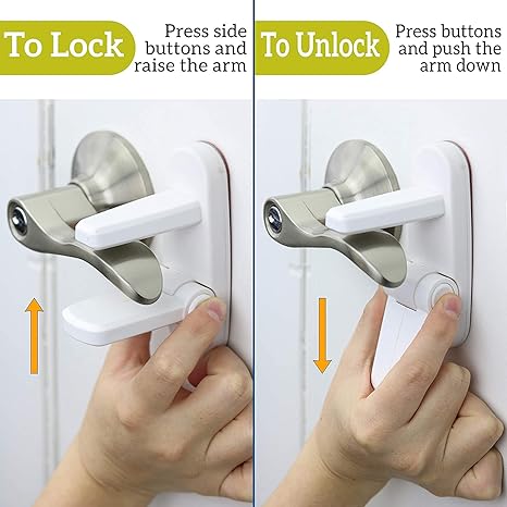 DOOR LEVER LOCK / أداة قفل الأبواب