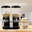 DOUBLE CEREAL DISPENSER/حافظة الكورنفليكس المزدوجة