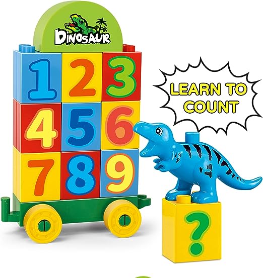 Dinosaur building blocks toy/ لعبة مكعبات بناء ديناصور