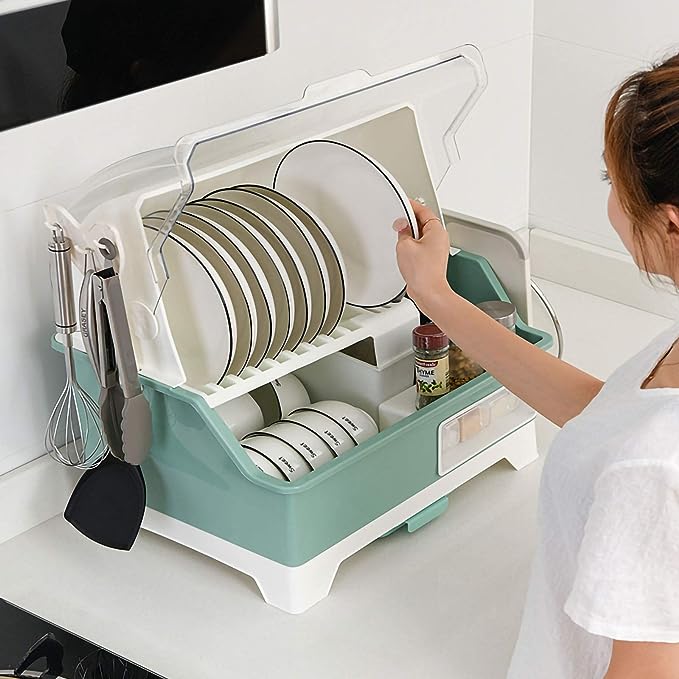 Dish organizer basket/سلة تنظيم الصحون