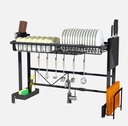 Double Layer kitchen rack/ستاند التنظيم للمطبخ فوق المغسلة المزدوج