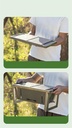 Dual-purpose folding grill Stainless steel/شواية قابلة للطي مزدوجة  من الاستانلس ستيل