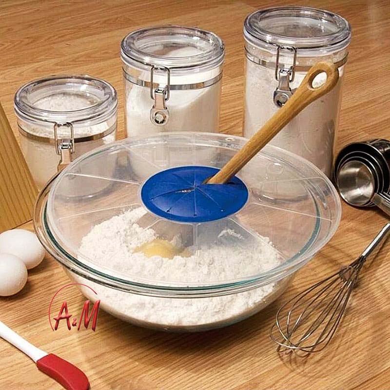 EGG MIXER ANTI-SPLACH SILICONE LID/ غطاء سيليكون لمنع تطاير الخليط