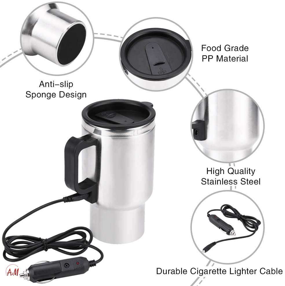 ELECTRIC MUG/كوب كهربائي يعمل علي السيارة