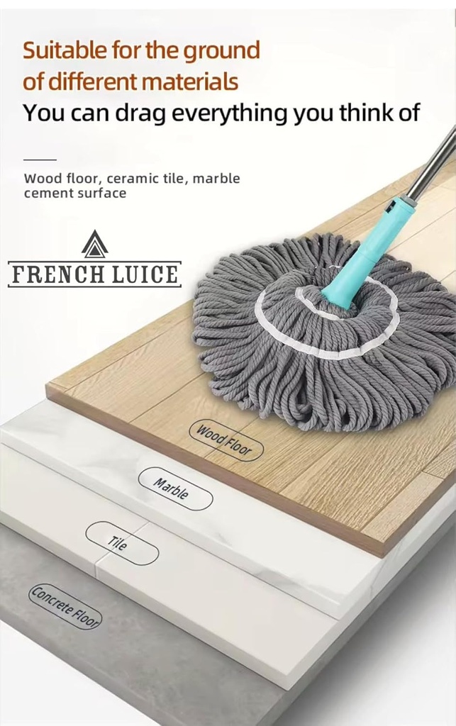 Easy self squeeze magic mop/ ممسحة سحرية