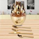 Egg-Shaped Tableware Cutlery Box / صندوق أدوات المائدة على شكل بيضة
