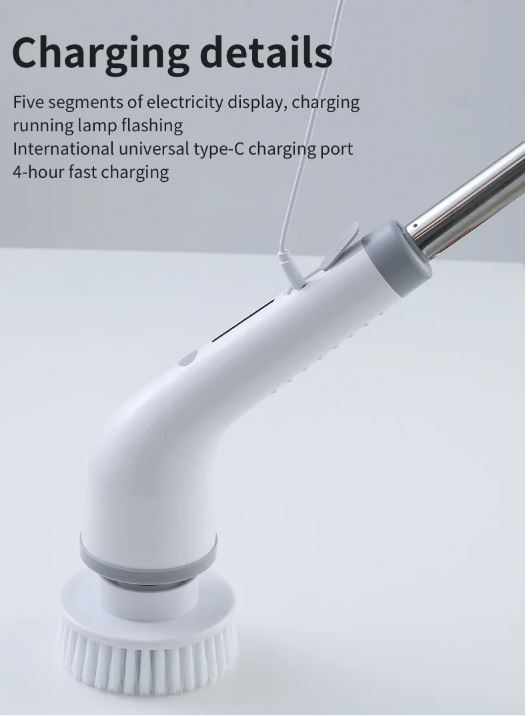 Electric Cleaning Brush 8 in 1 / ممسحة الكترونية 8 في 1