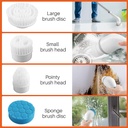 Electric Cleaning Brush 8 in 1 / ممسحة الكترونية 8 في 1