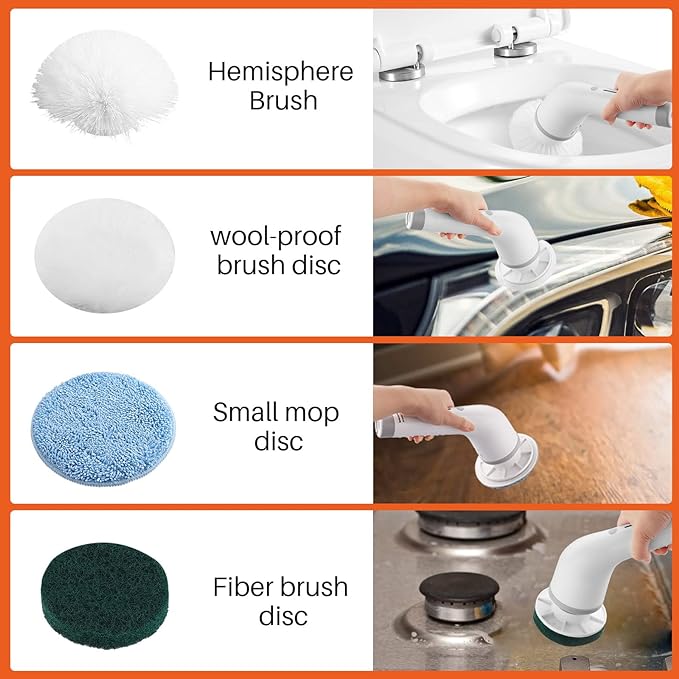 Electric Cleaning Brush 8 in 1 / ممسحة الكترونية 8 في 1