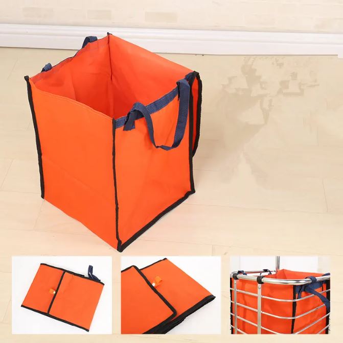 3 Wheels Shopping Basket/عربة التسوق