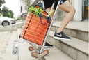 3 Wheels Shopping Basket/عربة التسوق