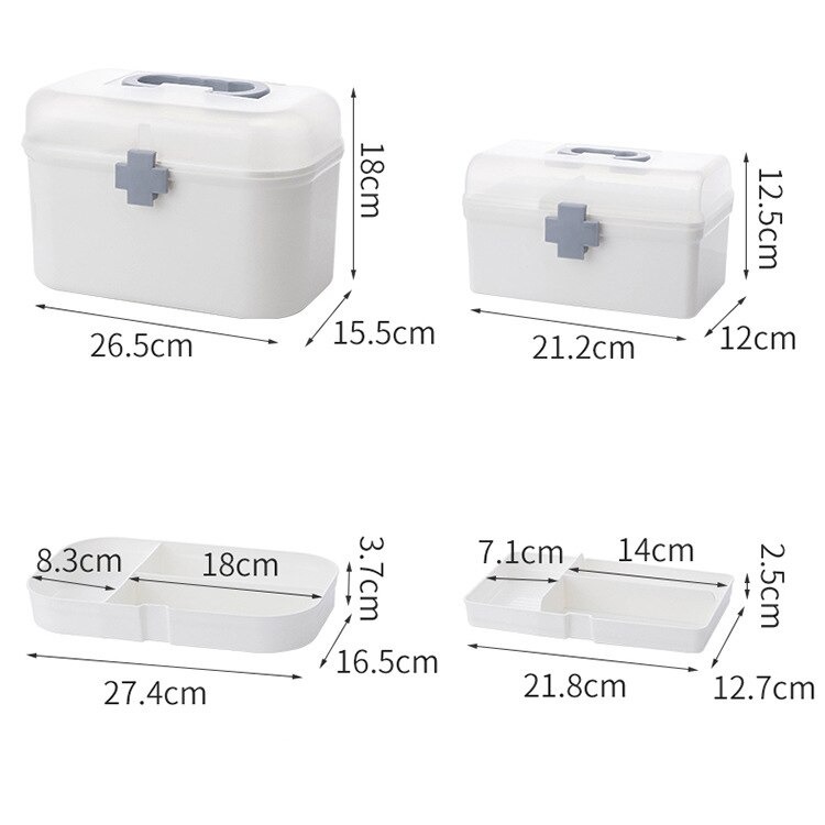 FIRST AID STORAGE BOX / صندوق تخزين الإسعافات الأولية