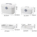 FIRST AID STORAGE BOX / صندوق تخزين الإسعافات الأولية
