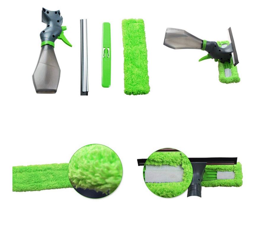 3 in 1 Spray Glass Cleaner / ممسحة الزجاج 3 في 1