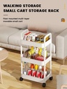 3-Tier Storage Shelve / عربة التنظيم 3 رفوف