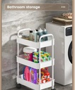 3-Tier Storage Shelve / عربة التنظيم 3 رفوف