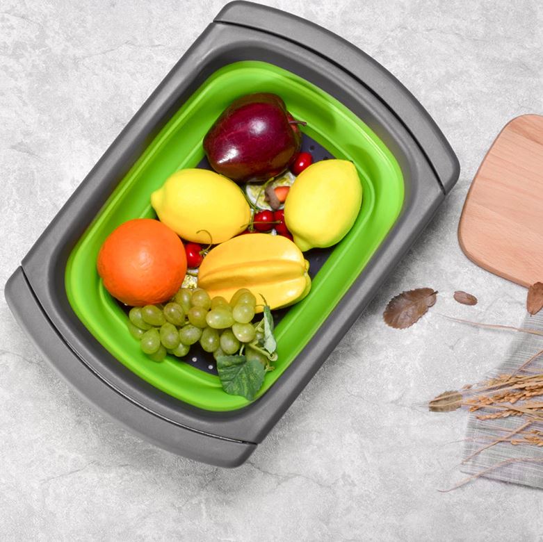 FOLDABLE EASGING BASKET/سله غسيل الخضار بمصفي