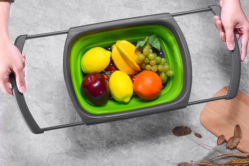 FOLDABLE EASGING BASKET/سله غسيل الخضار بمصفي