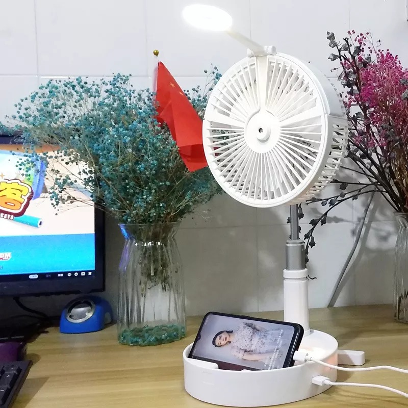 FOLDABLE FAN WITH LED/المروحة القابلة للطي مع ضوء ومياة