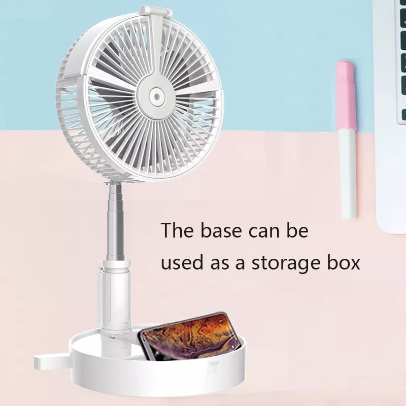 FOLDABLE FAN WITH LED/المروحة القابلة للطي مع ضوء ومياة