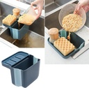 FOLDABLE SPONG HOLDER AND SINK STRAINER/مصفاة المغسلة القابلة للطي