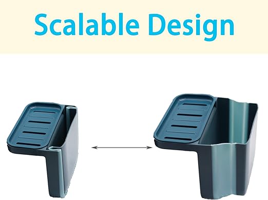 FOLDABLE SPONG HOLDER AND SINK STRAINER/مصفاة المغسلة القابلة للطي