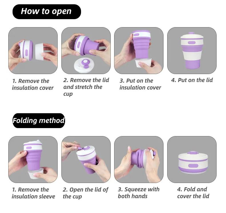 FOLDABLE WATER CUP/ كوب قابل للطي