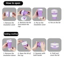 FOLDABLE WATER CUP/ كوب قابل للطي