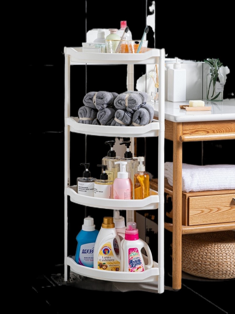 4 LAYERS CORNER STAND/ رفوف زاوية أربع طوابق
