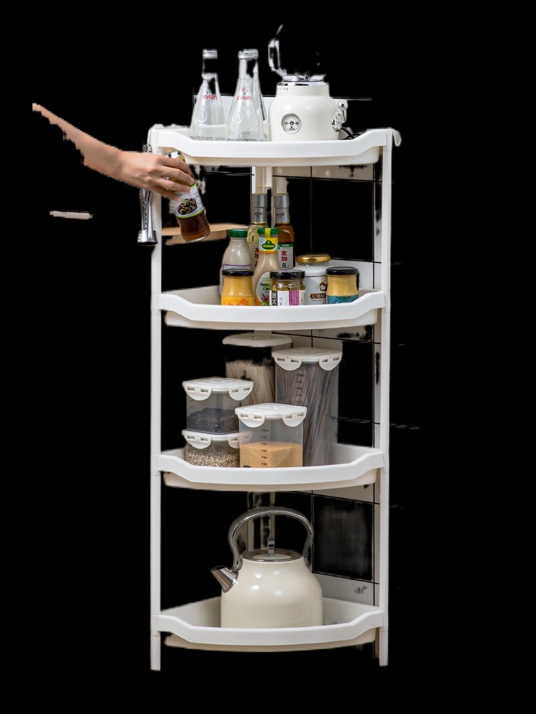 4 LAYERS CORNER STAND/ رفوف زاوية أربع طوابق